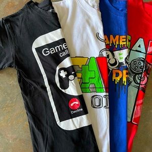Boys Gamer Tees 4 Count